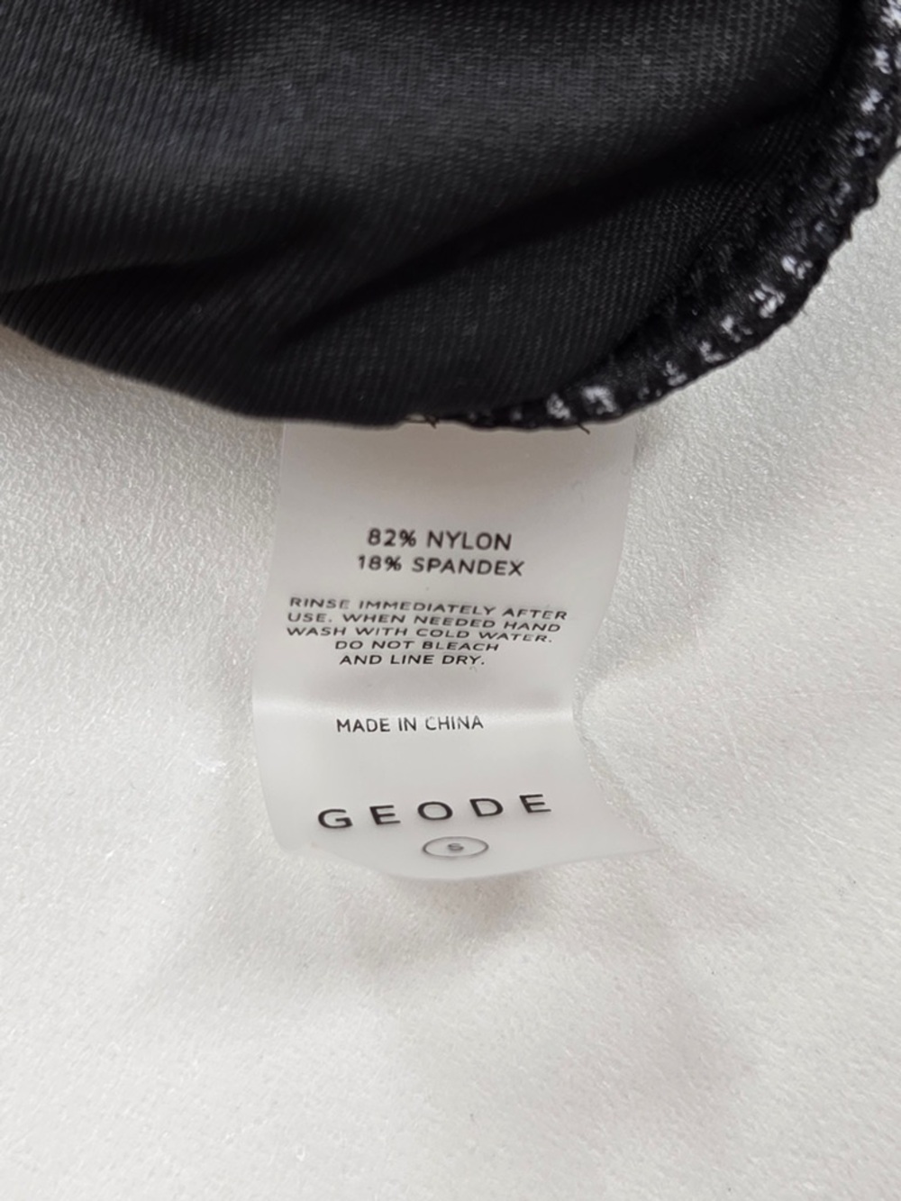 NWT GEODE Caroline One Piece Gingham Ruffle Swimsuit Notch Neck Small 7312 - Picture 10 of 11